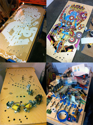 Pinball with Backglass