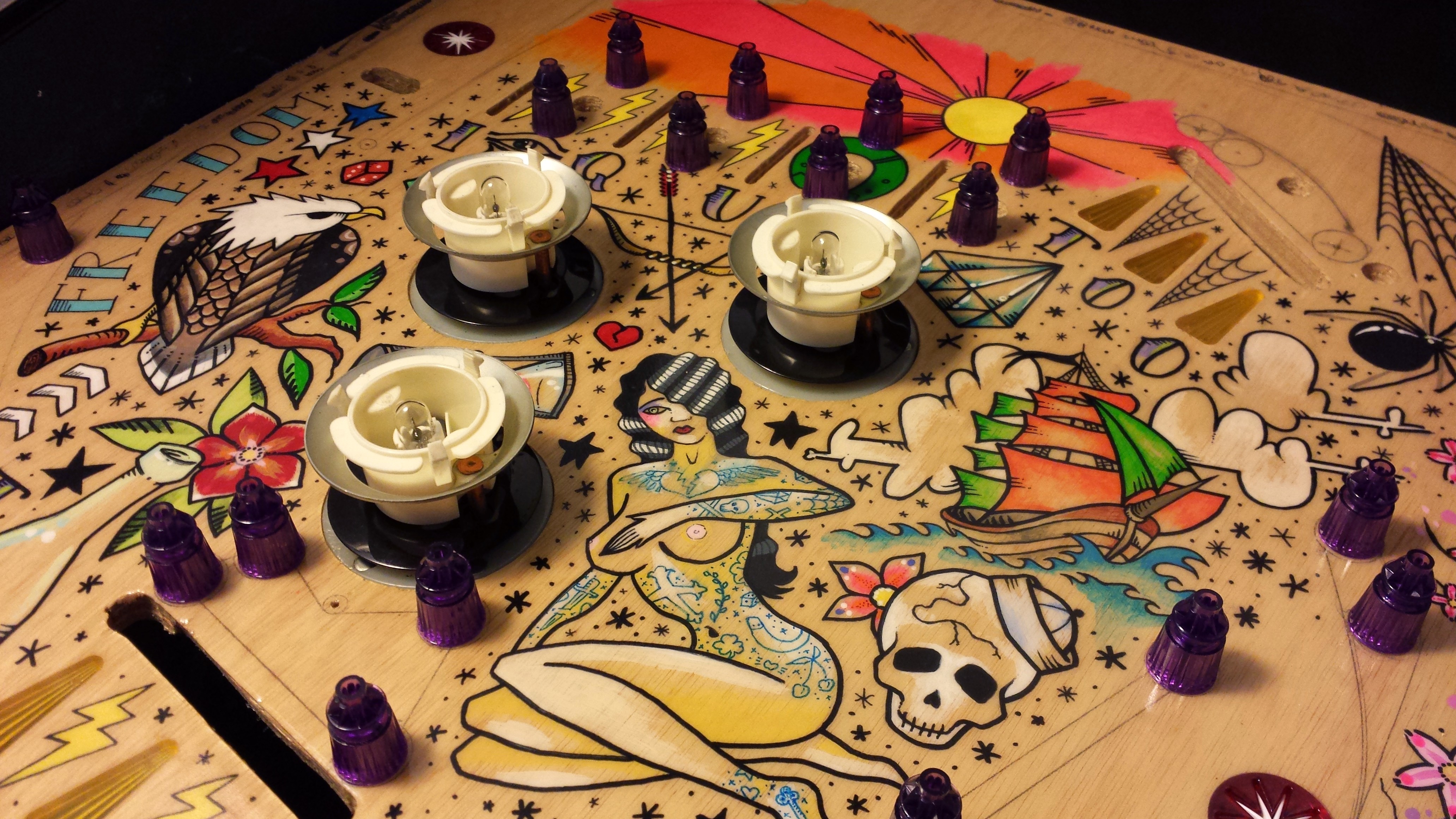Pinball with Backglass