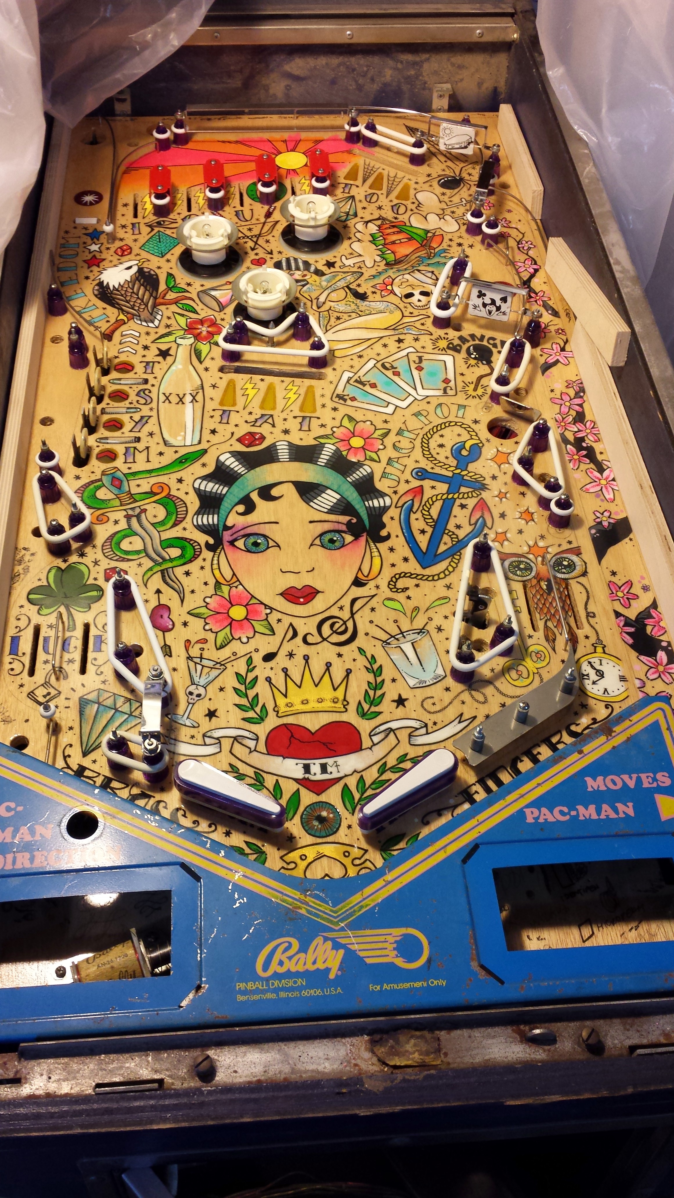 Pinball with Backglass