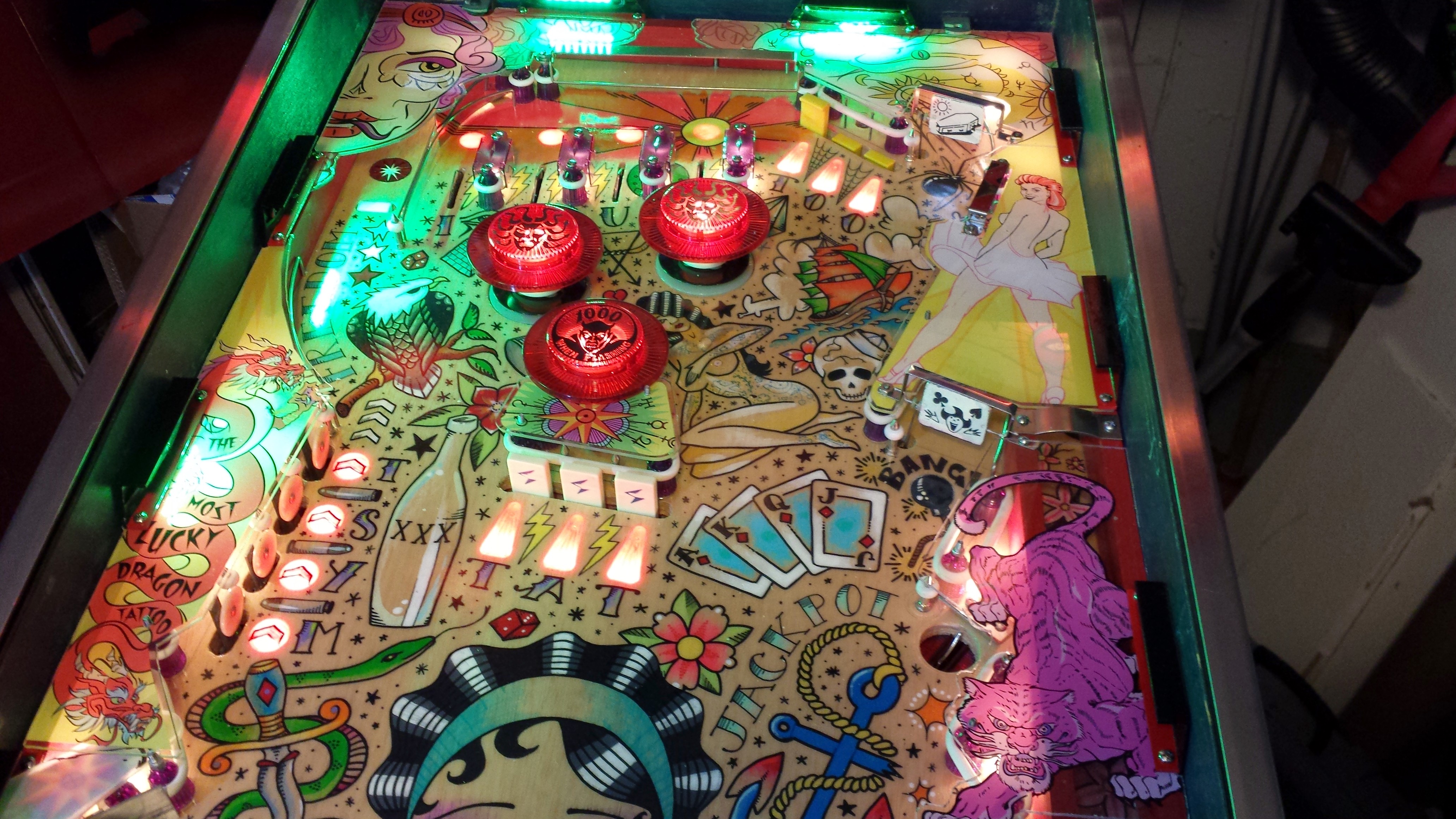 Pinball with Backglass